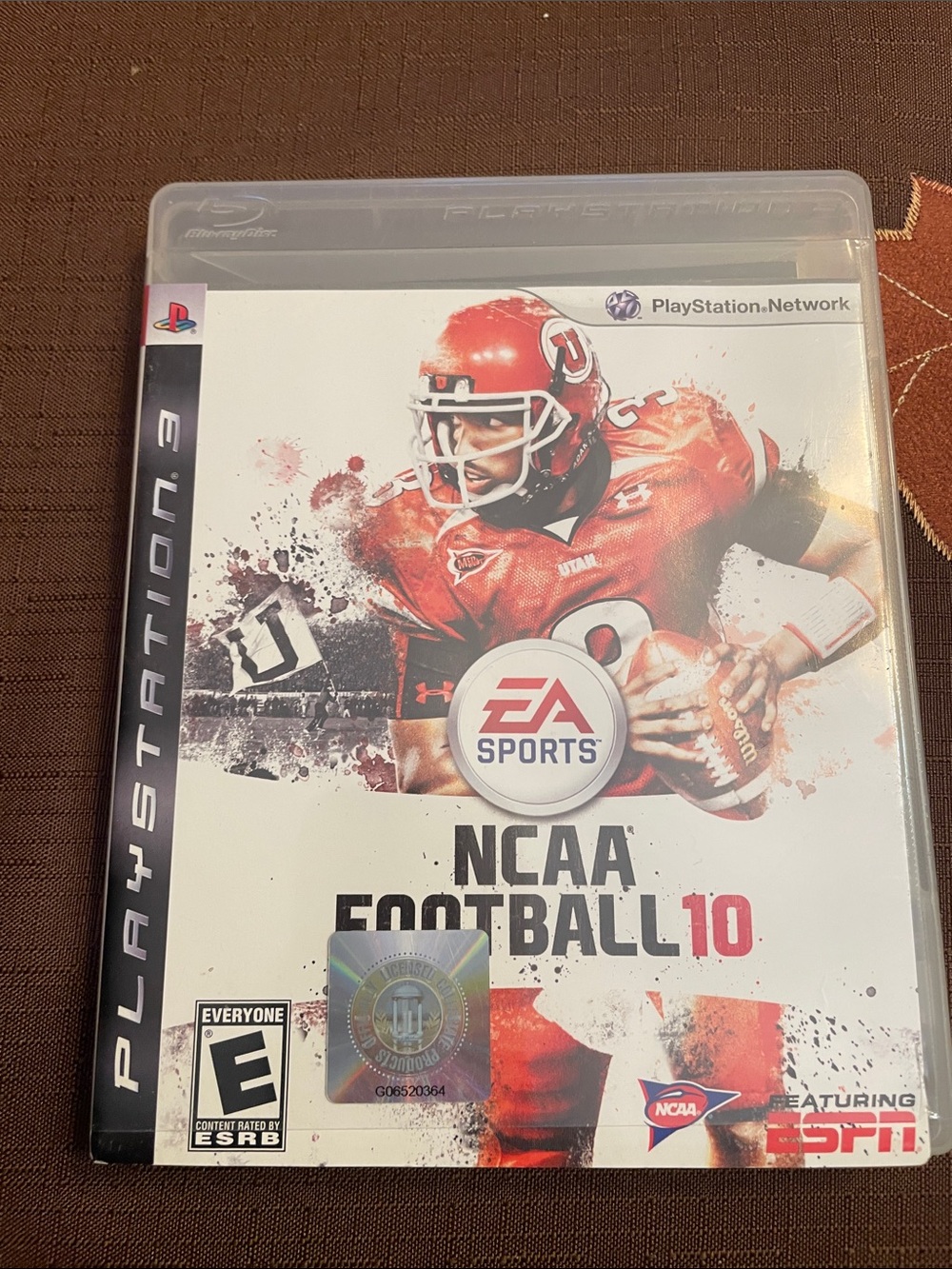 NCAA Football 10 - Red Football Game (PlayStation 3)